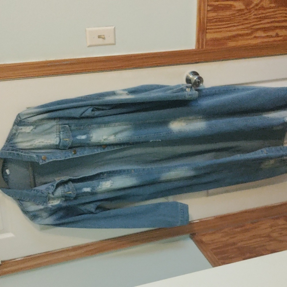 Denim Longline Jacket